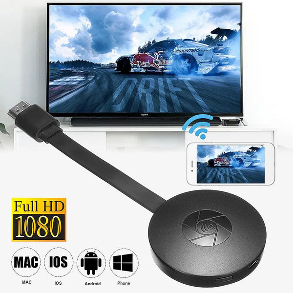 transforme sua tv  2.4G TV Stick 1080P MiraScreen G2 Display Receiver HDMI-Compatible Miracast Wifi TV Dongle Mirror Screen Anycast For Android IOS