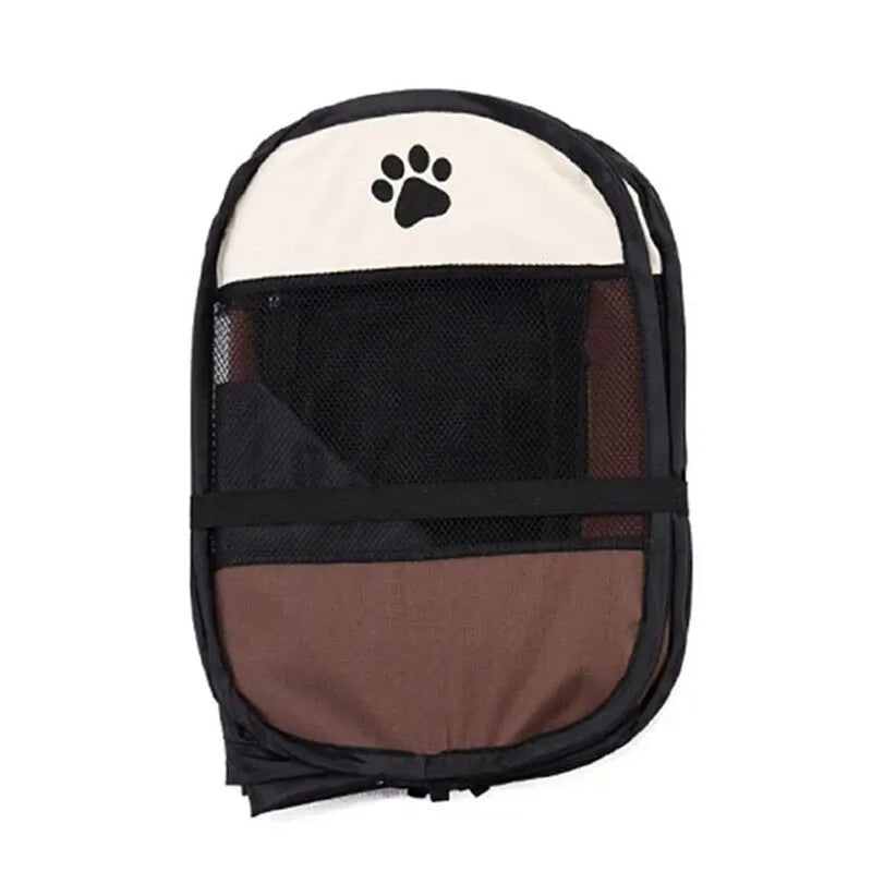 Tenda dobrável portátil para animais de estimação, canil, cerca octogonal, abrigo para cachorros, fácil de usar, operação fácil ao ar livre, gaiolas grandes para cães e gatos